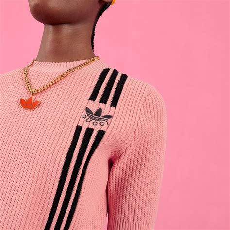gucci adidas sweater pink